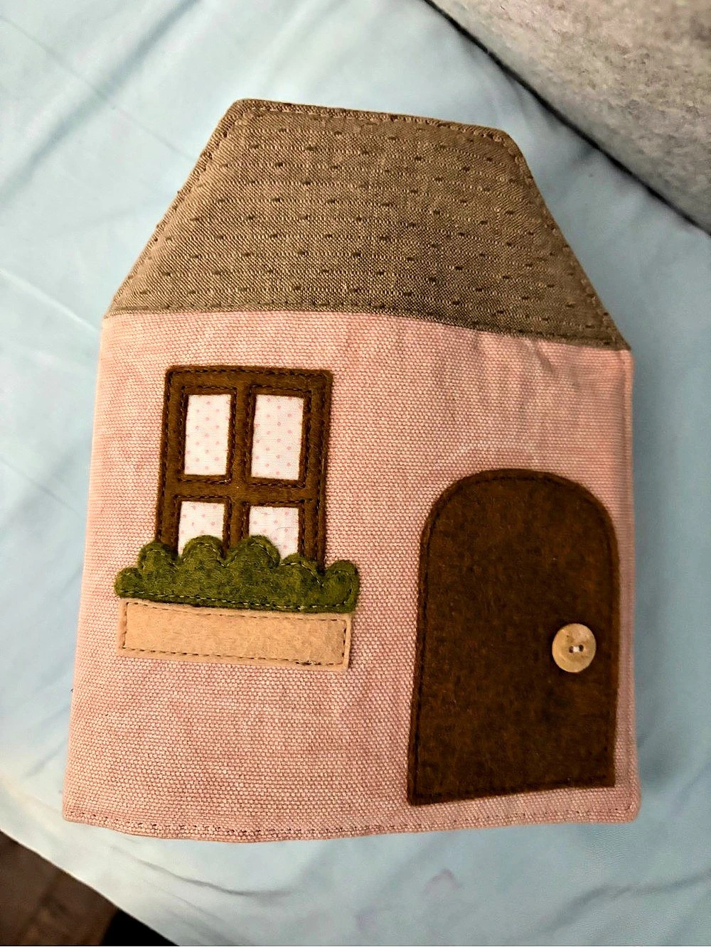 Heirloom Fabric Doll Playhouse Set Pink & Multicolor